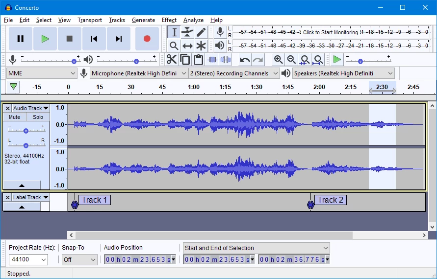 Audacity — 截圖 4